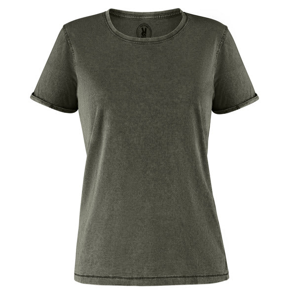 T-Shirt Husky Woman Dark Military-Green in Farbe Dark Army Green