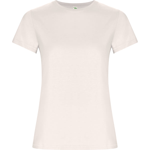 T-Shirt Golden Woman White Vintage in Farbe Antique White