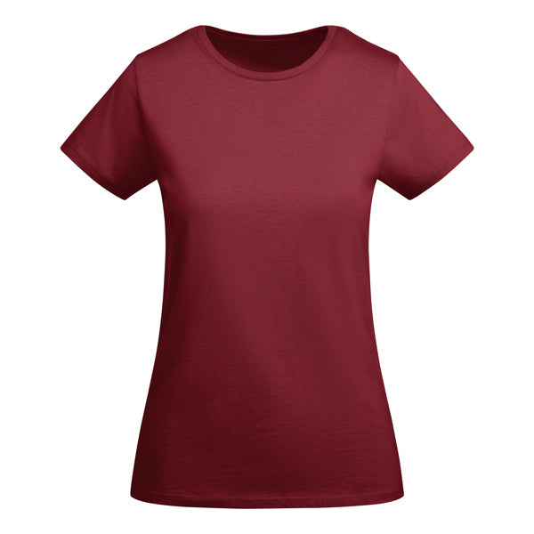 T-Shirt Breda Woman in Farbe Garnet