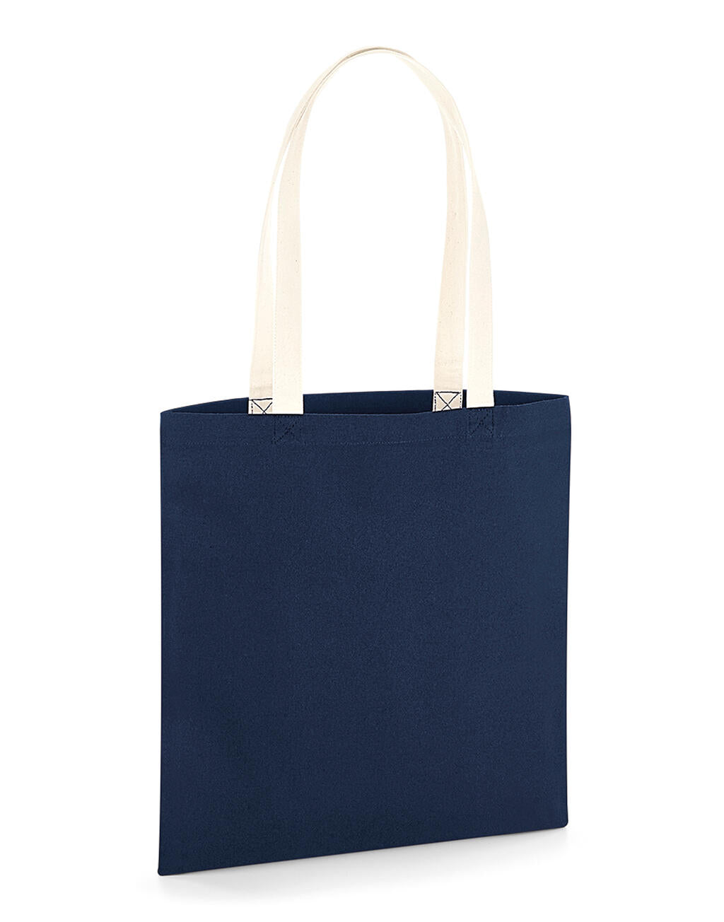 EarthAware™ Organic Bag for Life - Contrast Handle in Farbe Natural/French Navy