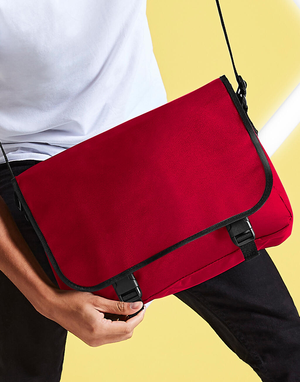 Messenger Bag in Farbe Black