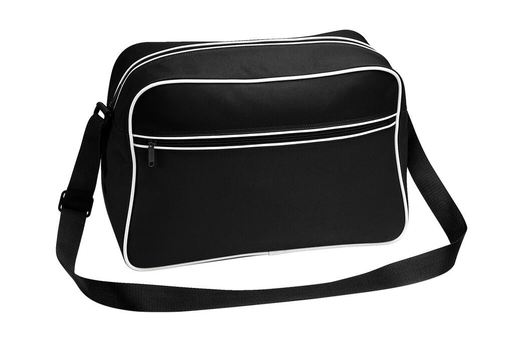 Retro Shoulder Bag in Farbe Black/White