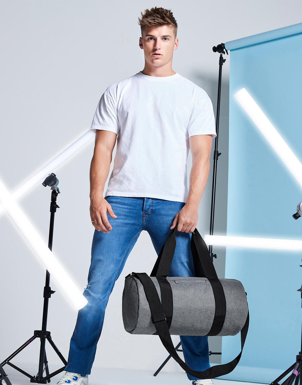 Original Barrel Bag in Farbe Black/Grey