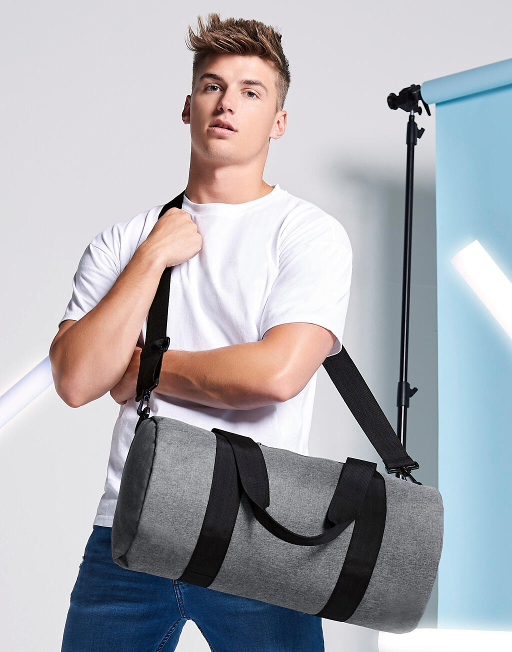 Original Barrel Bag in Farbe Black/Grey