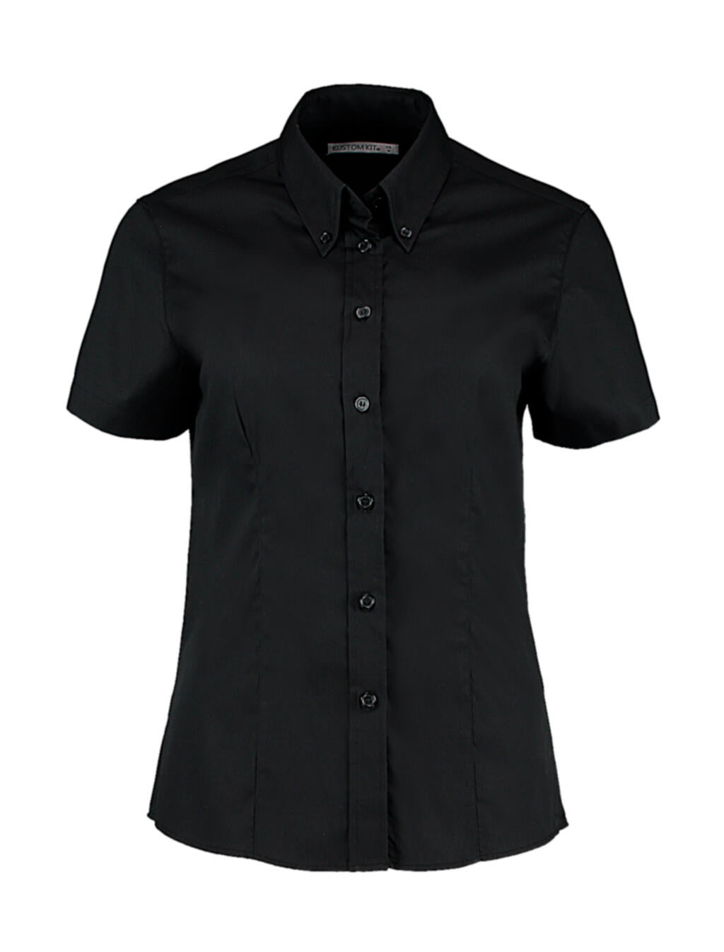 Women's Tailored Fit Premium Oxford Shirt SSL in Farbe Black