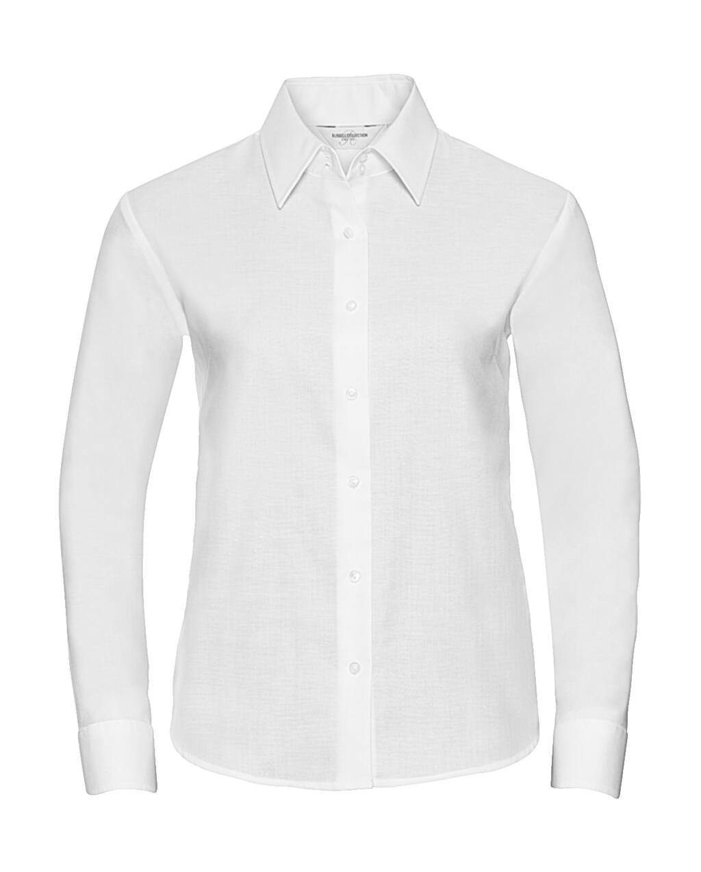 Ladies' Classic Oxford Shirt LS in Farbe White