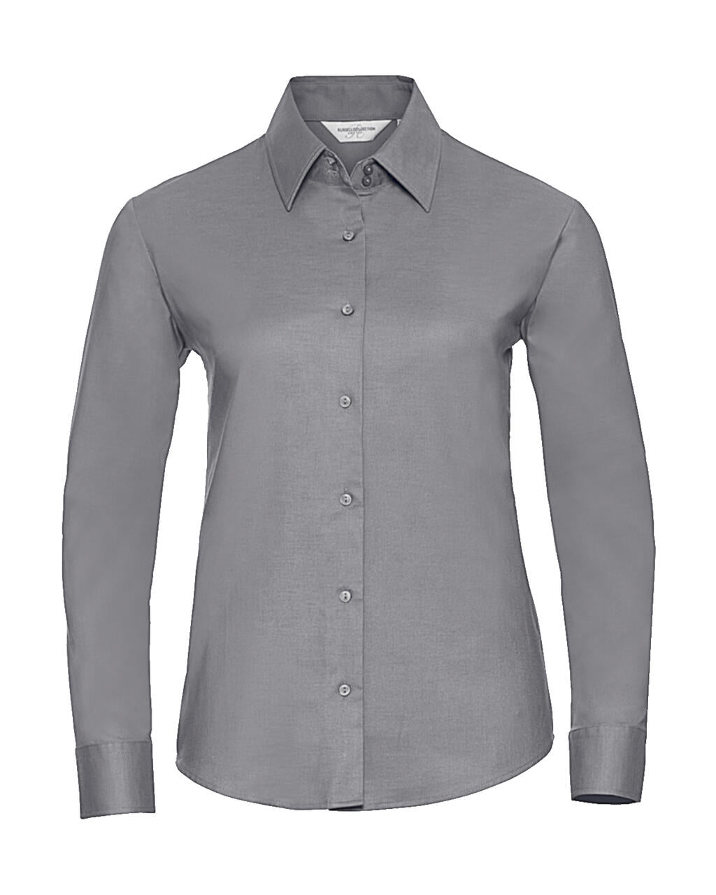 Ladies' Classic Oxford Shirt LS in Farbe Silver