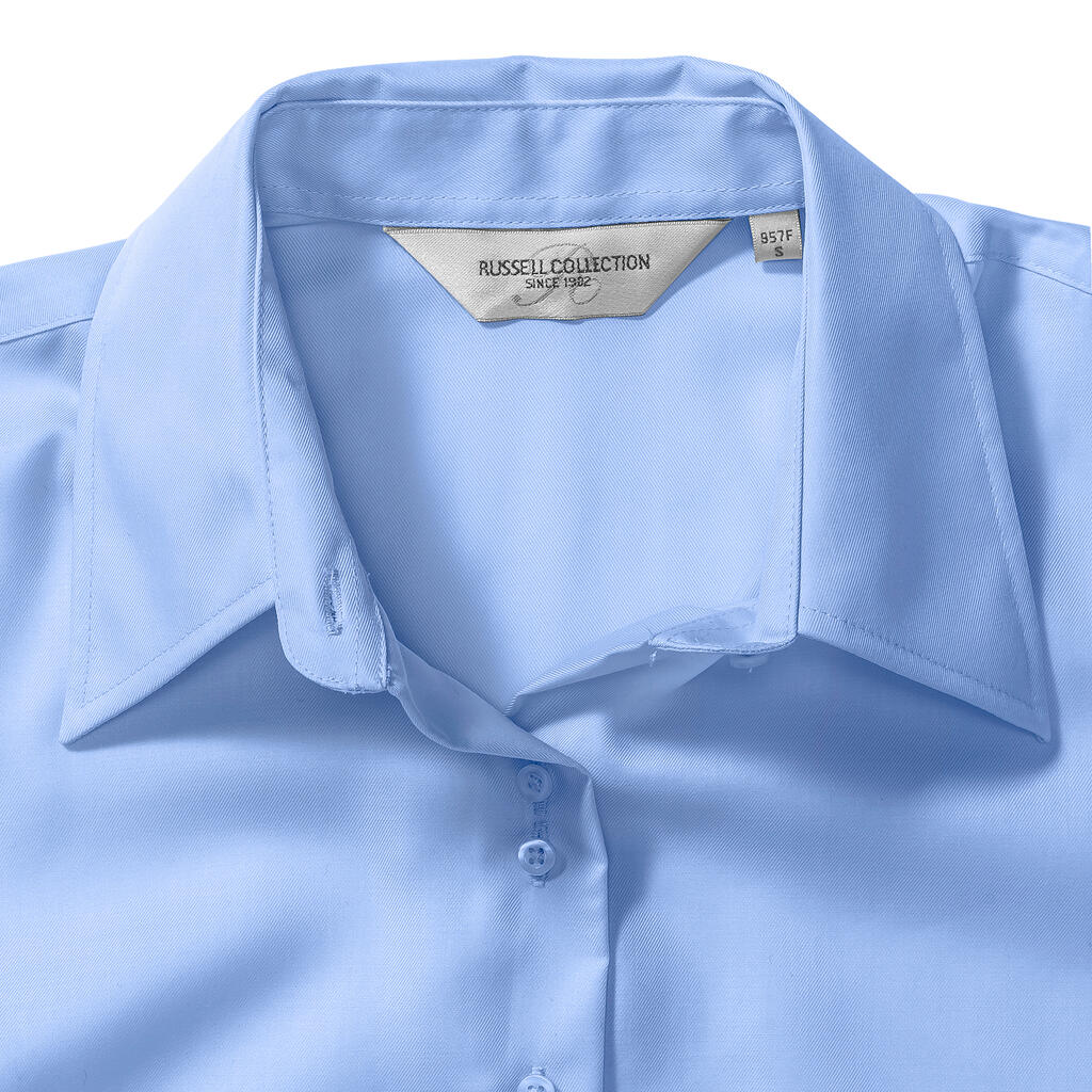 Ladies' Ultimate Non-iron Shirt in Farbe White