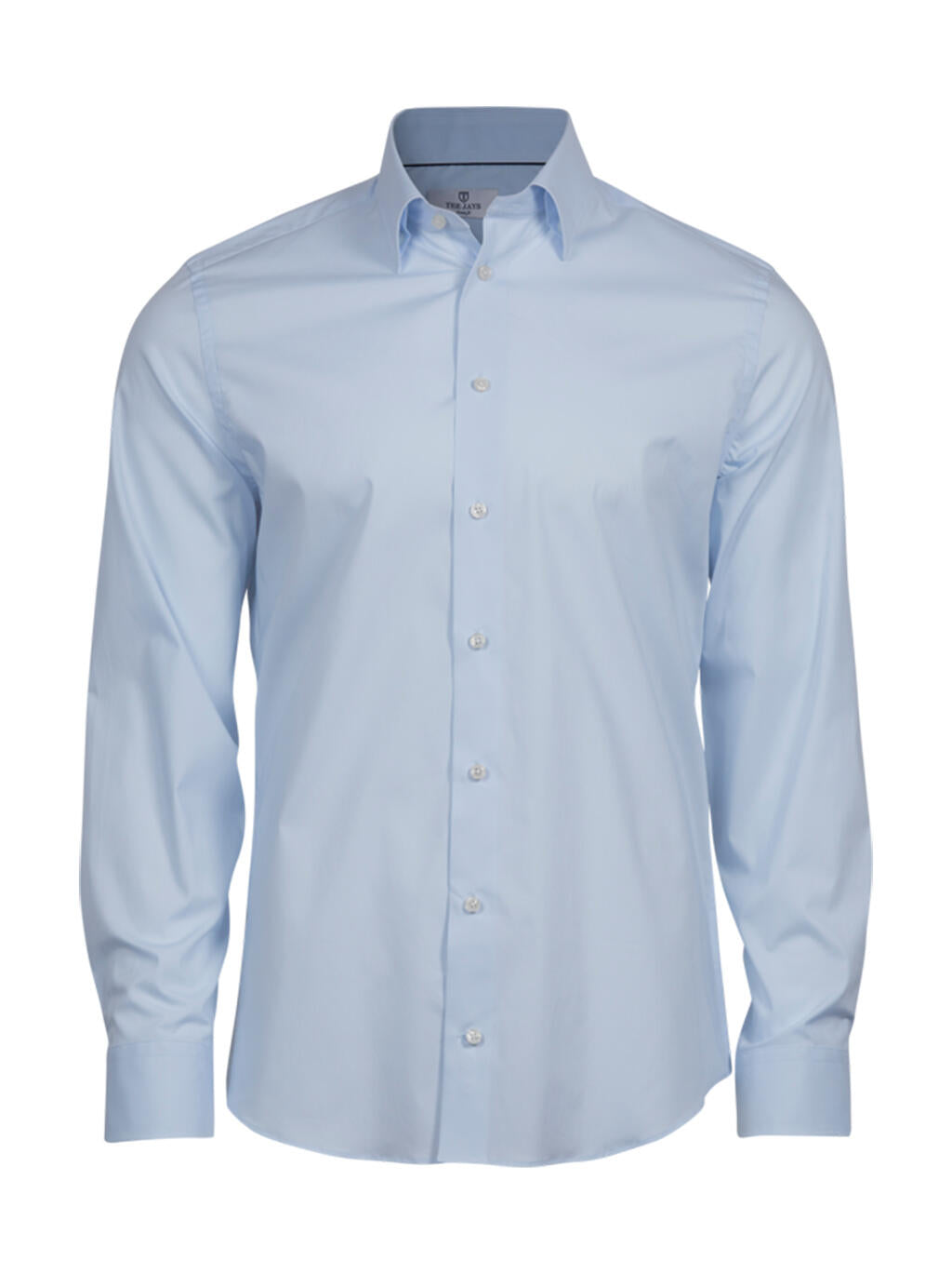 Stretch Luxury Shirt in Farbe Light Blue