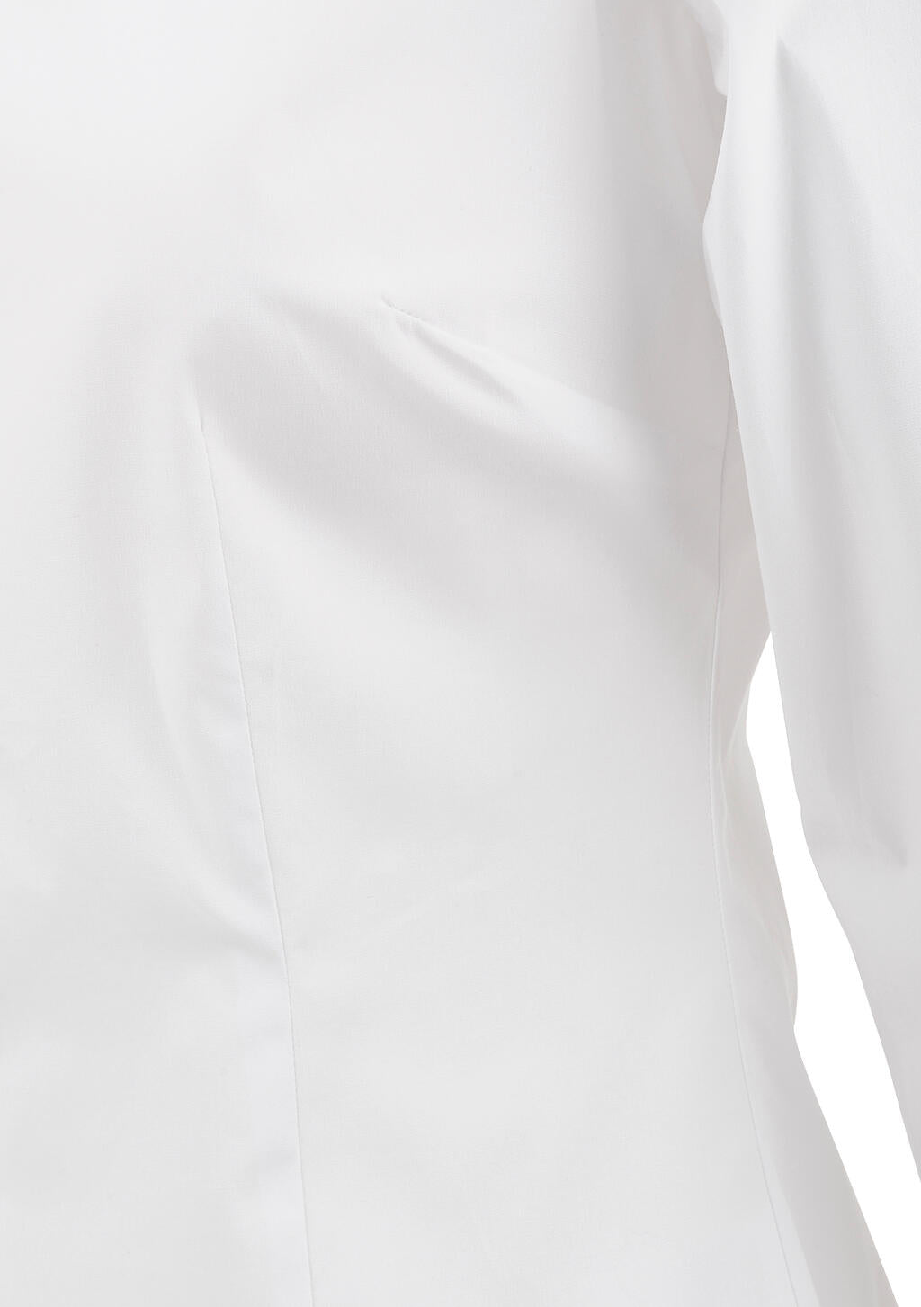 Black Tie SSL/women Poplin Shirt in Farbe White