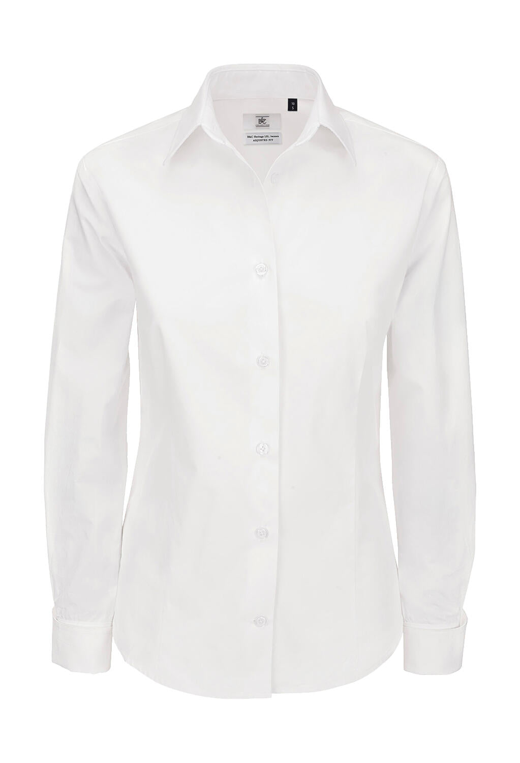 Heritage LSL/women Poplin Shirt in Farbe White
