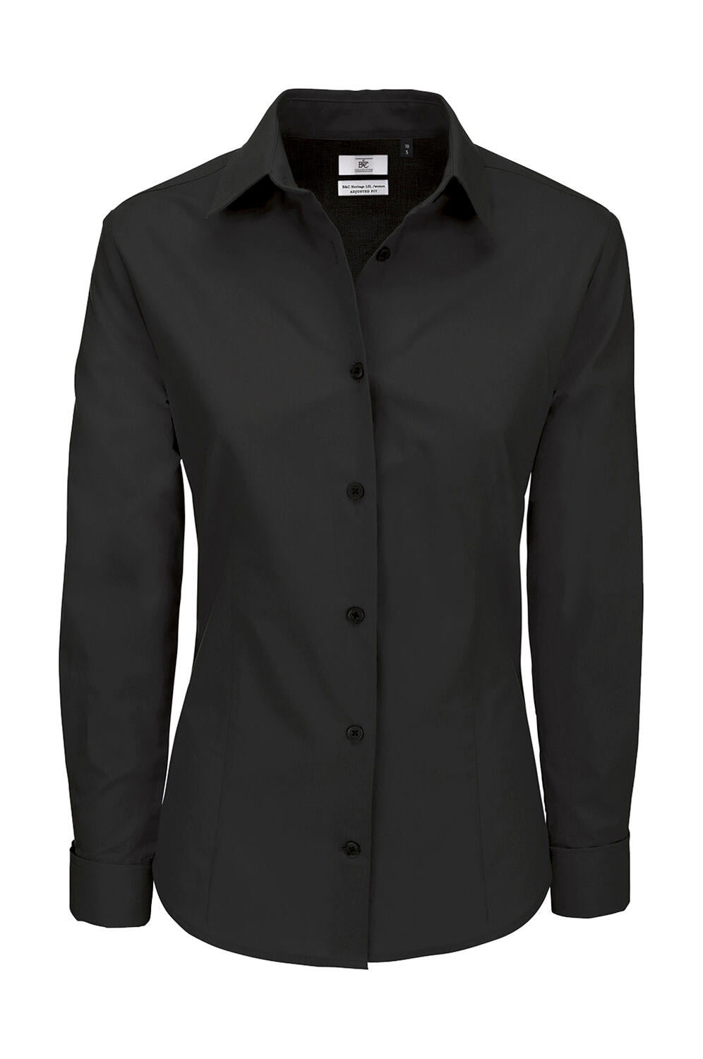 Heritage LSL/women Poplin Shirt in Farbe Black