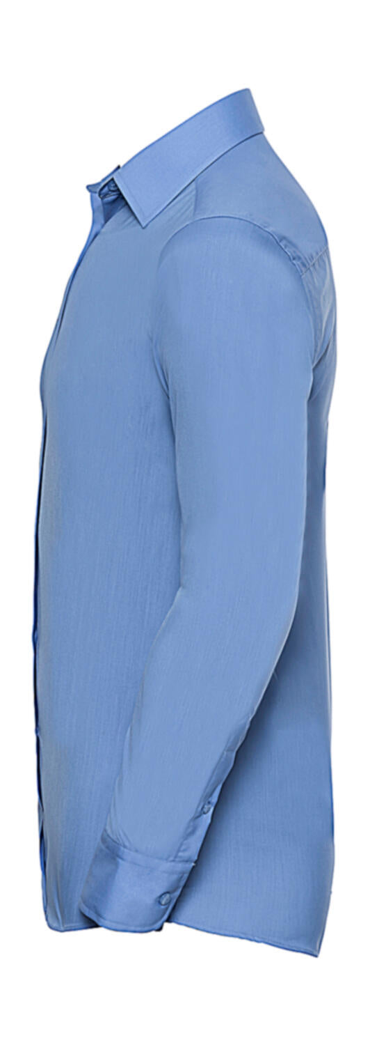 Tailored Poplin Shirt LS in Farbe White