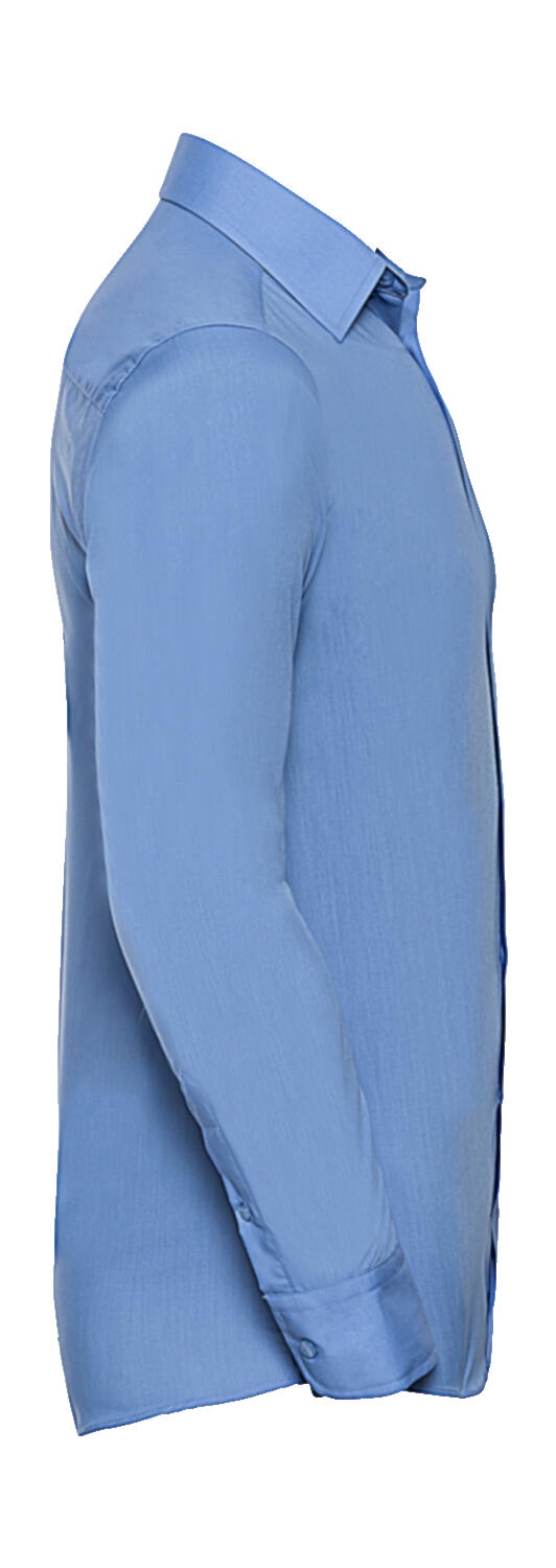 Tailored Poplin Shirt LS in Farbe White
