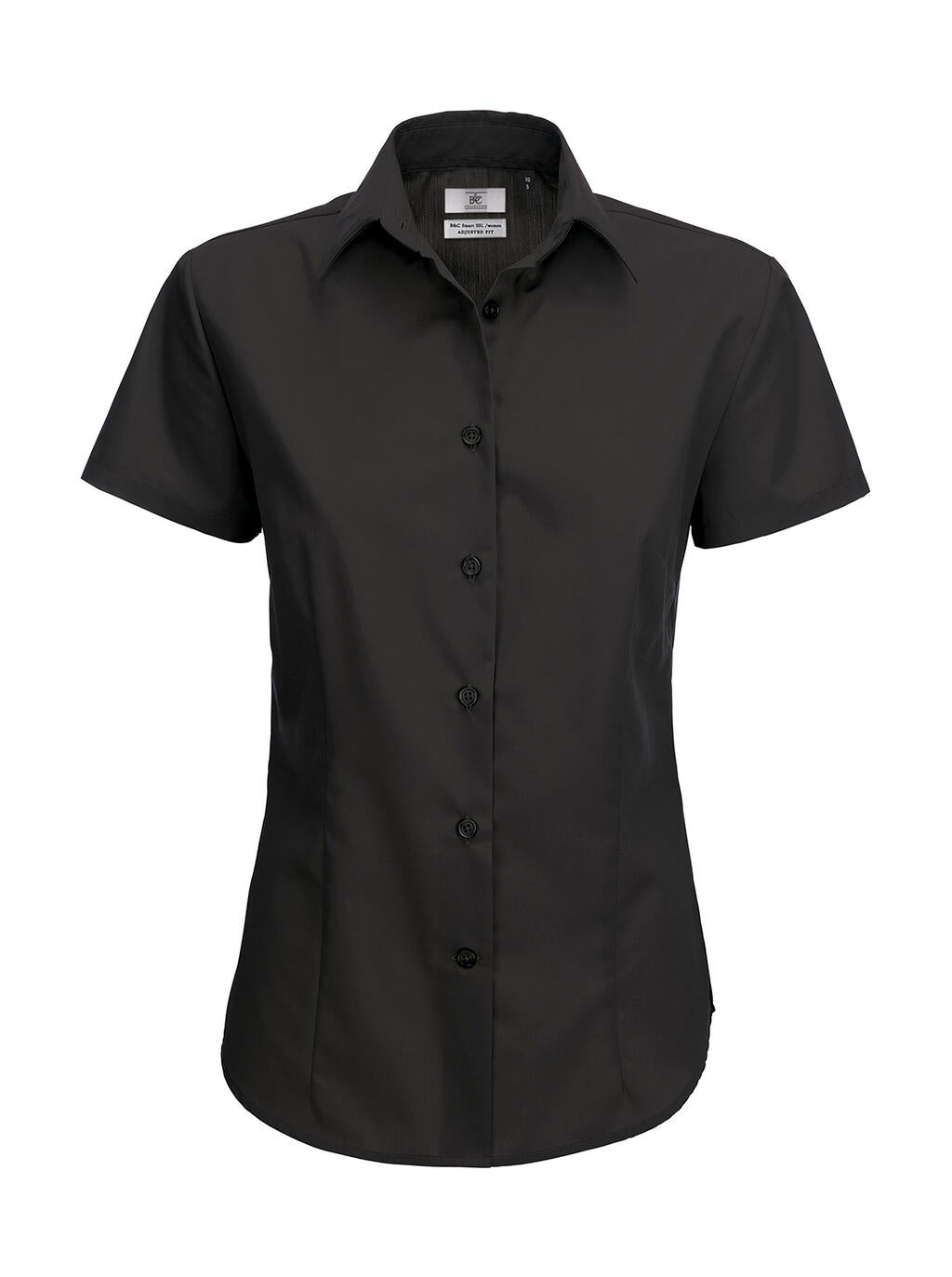 Smart SSL/women Poplin Shirt in Farbe Black