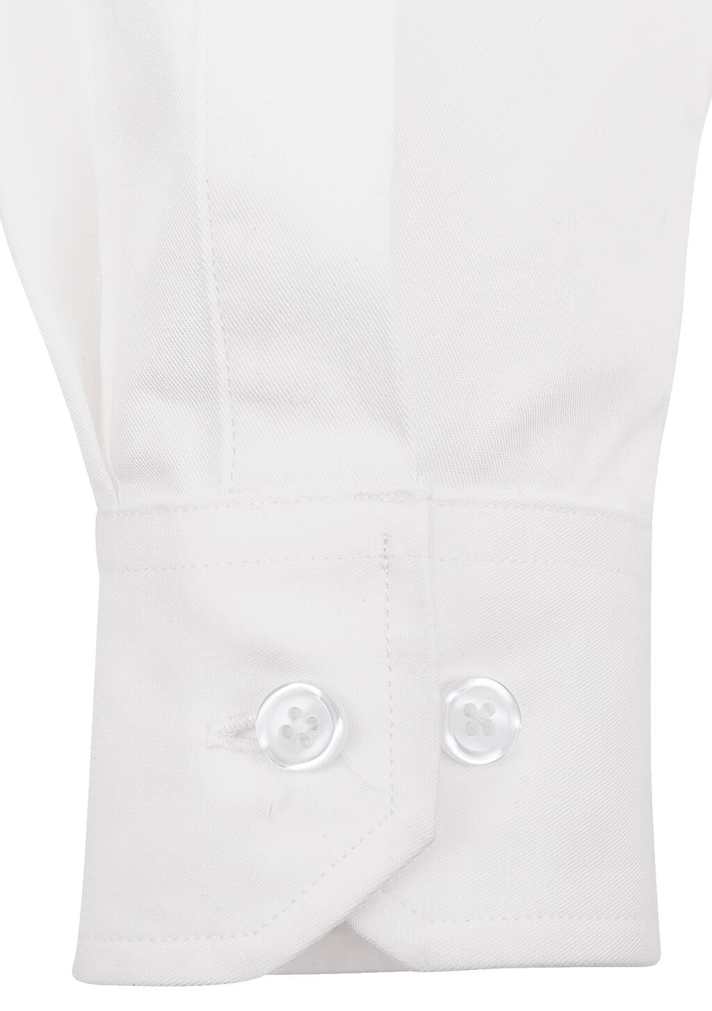 Sharp LSL/women Twill Shirt in Farbe White