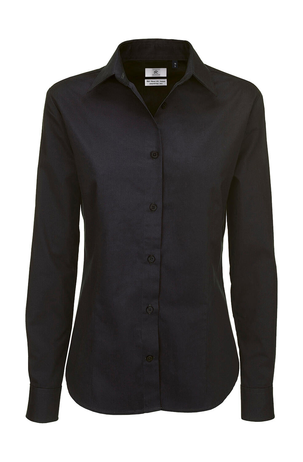 Sharp LSL/women Twill Shirt in Farbe Black