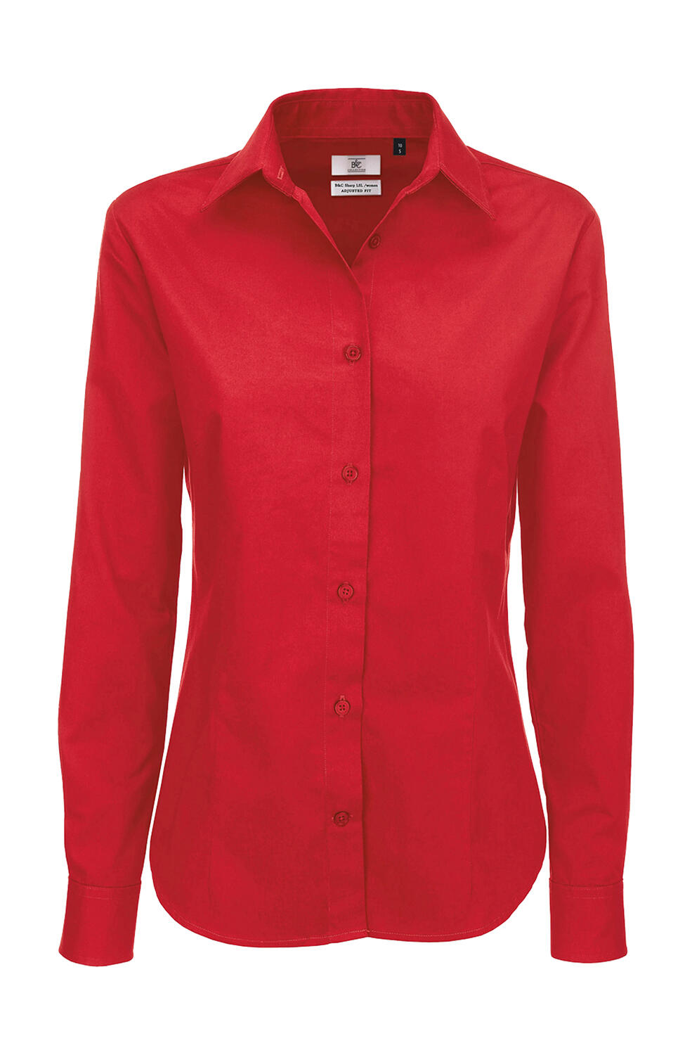 Sharp LSL/women Twill Shirt in Farbe Deep Red