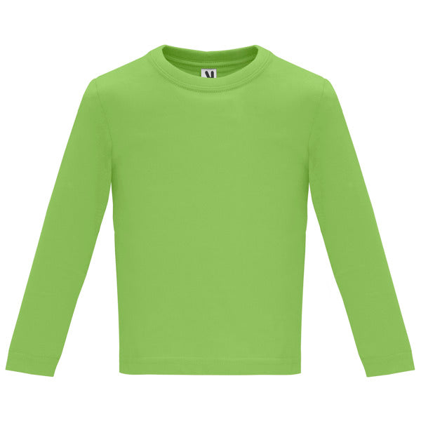 Langärmliges T-Shirt Baby Monate in Farbe Oasis Green