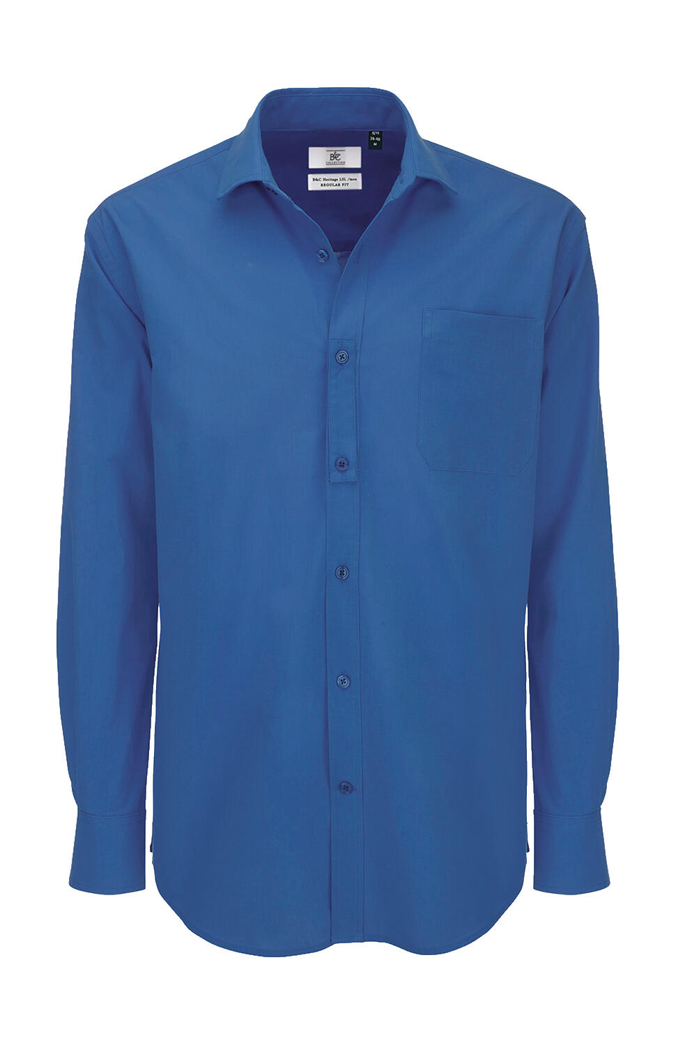 Heritage LSL/men Poplin Shirt in Farbe Blue Chip