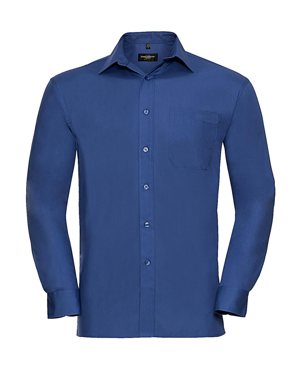 Cotton Poplin Shirt LS in Farbe Aztec Blue