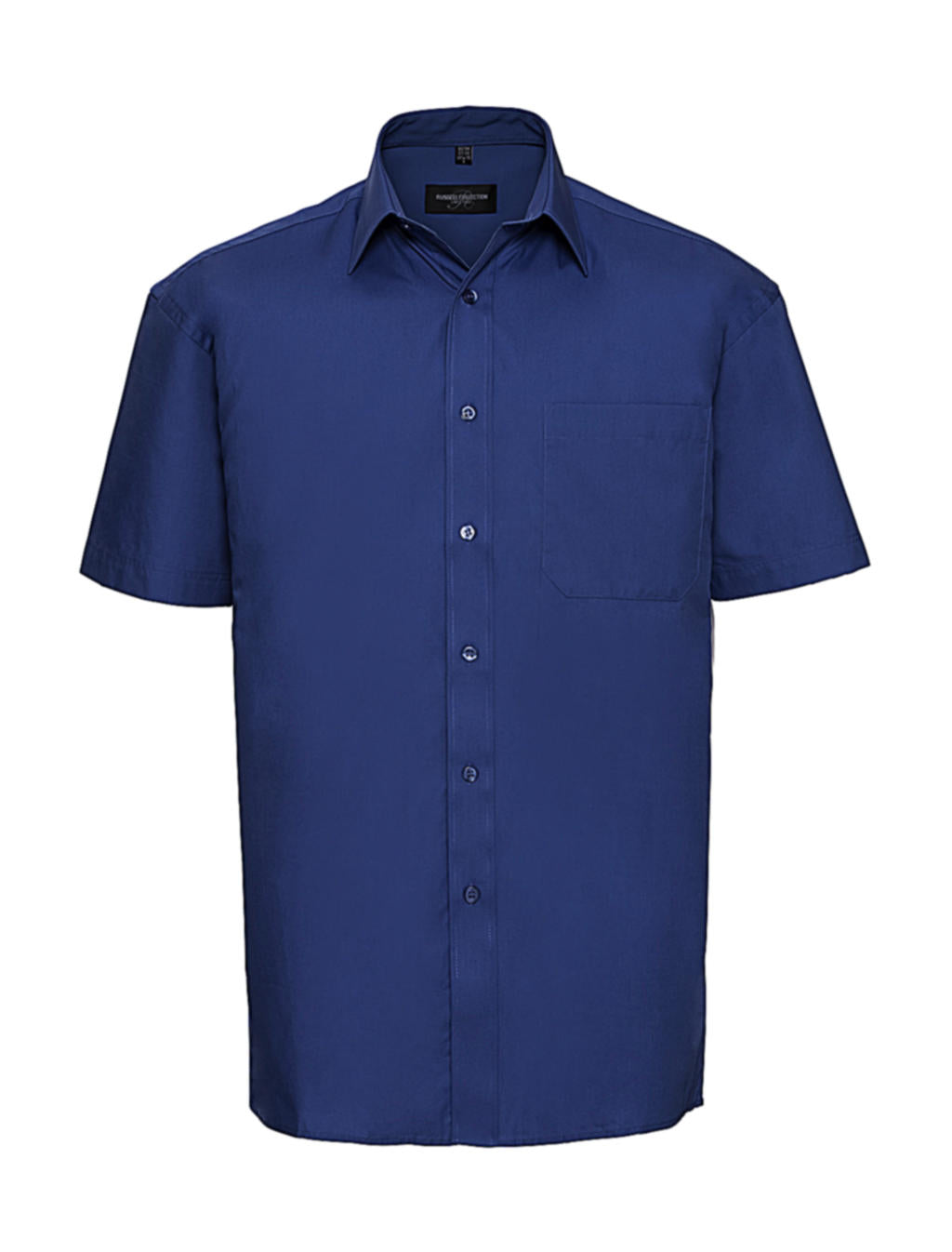 Cotton Poplin Shirt in Farbe Aztec Blue