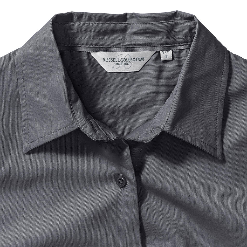 Ladies' Classic Twill Shirt in Farbe White