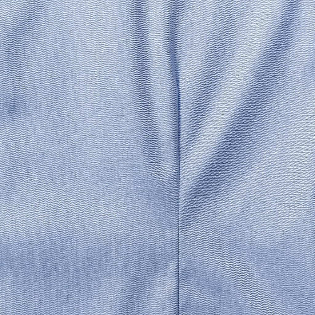 Ladies' LS Herringbone Shirt in Farbe White