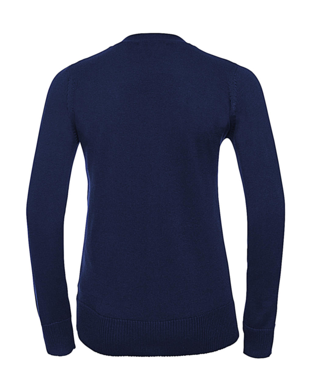 Ladies' V-Neck Knitted Cardigan in Farbe Black