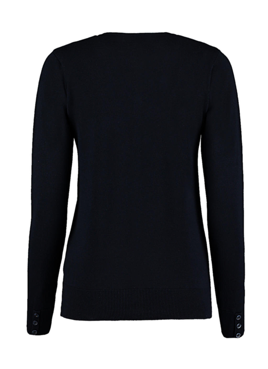 Women's Classic Fit Arundel Crew Neck Cardigan in Farbe Black