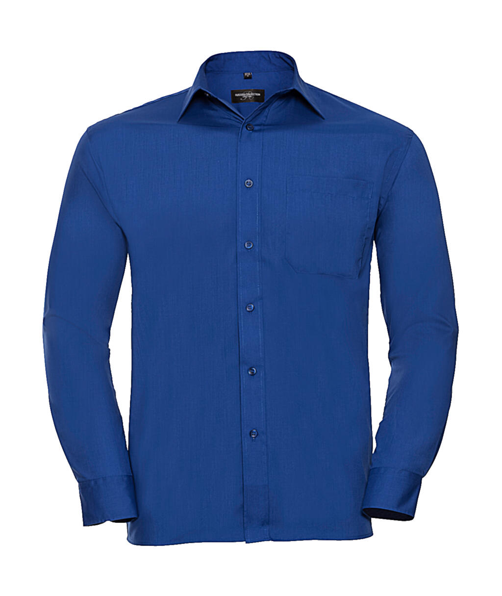 Poplin Shirt LS in Farbe Bright Royal