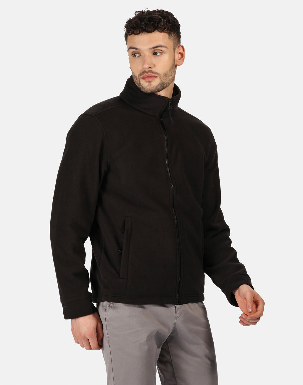 Classic Fleece Jacket in Farbe Black