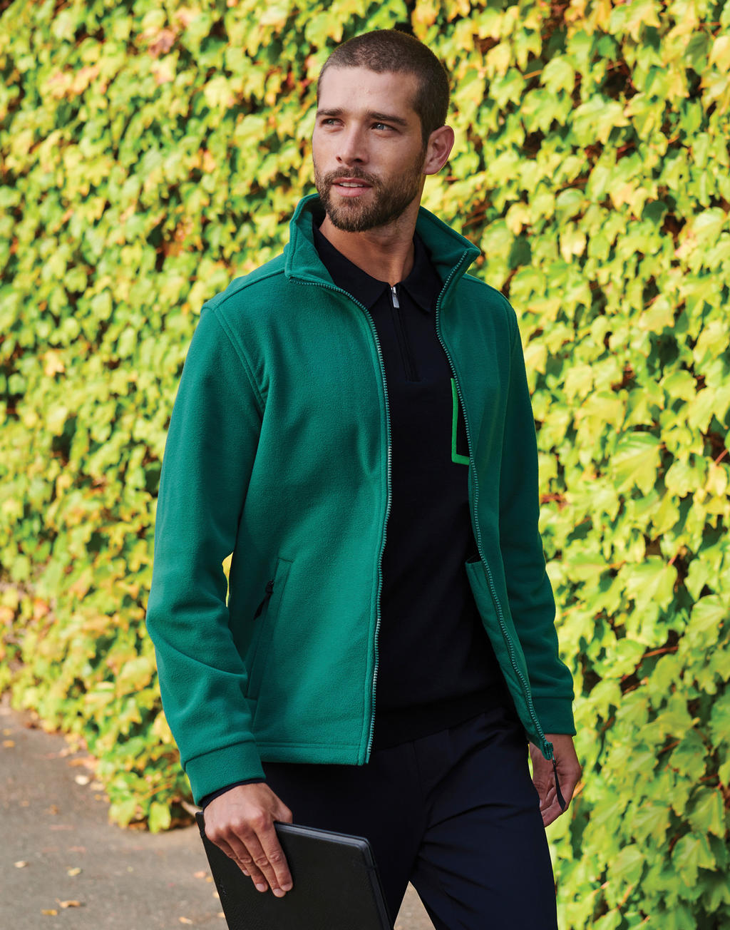 Classic Fleece Jacket in Farbe Black