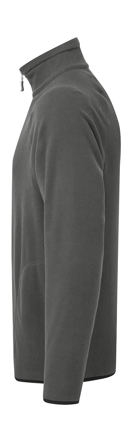 Men's Full Zip Microfleece in Farbe Dark Black