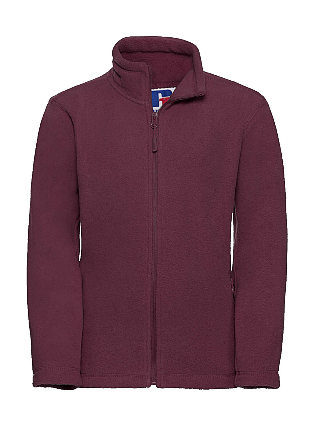 Kids' Full Zip Outdoor Fleece in Farbe Burgundy