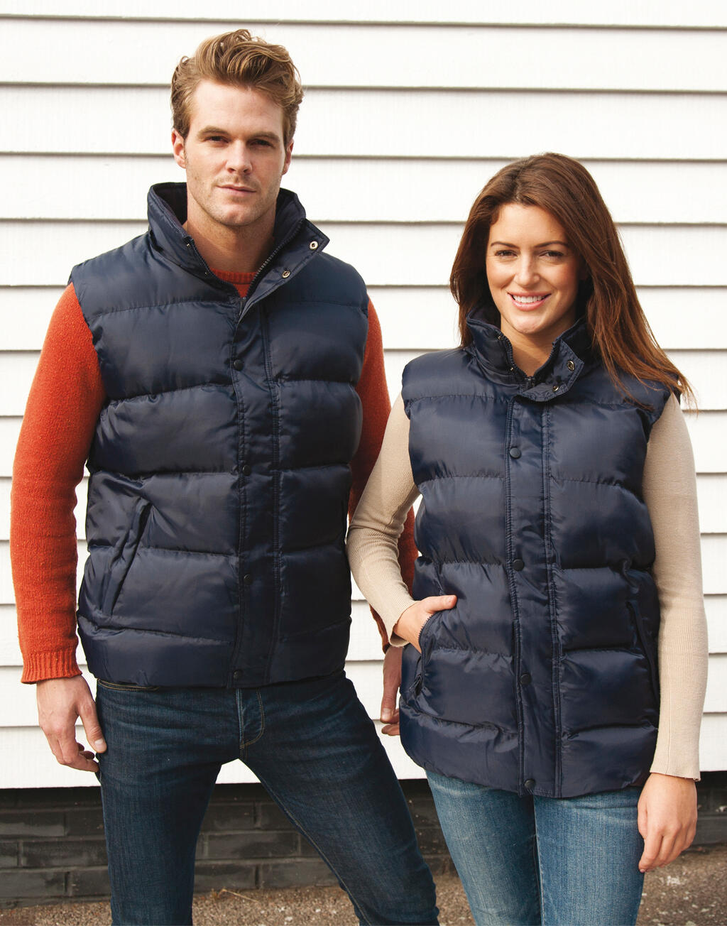 Nova Lux Padded Gilet in Farbe Black