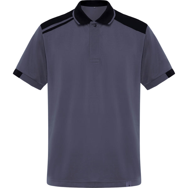 Poloshirt Samurai in Farbe Lead/Black