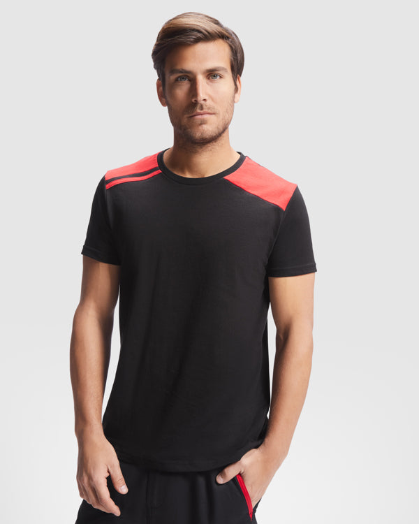 T-Shirt Expedition in Farbe Black/Red