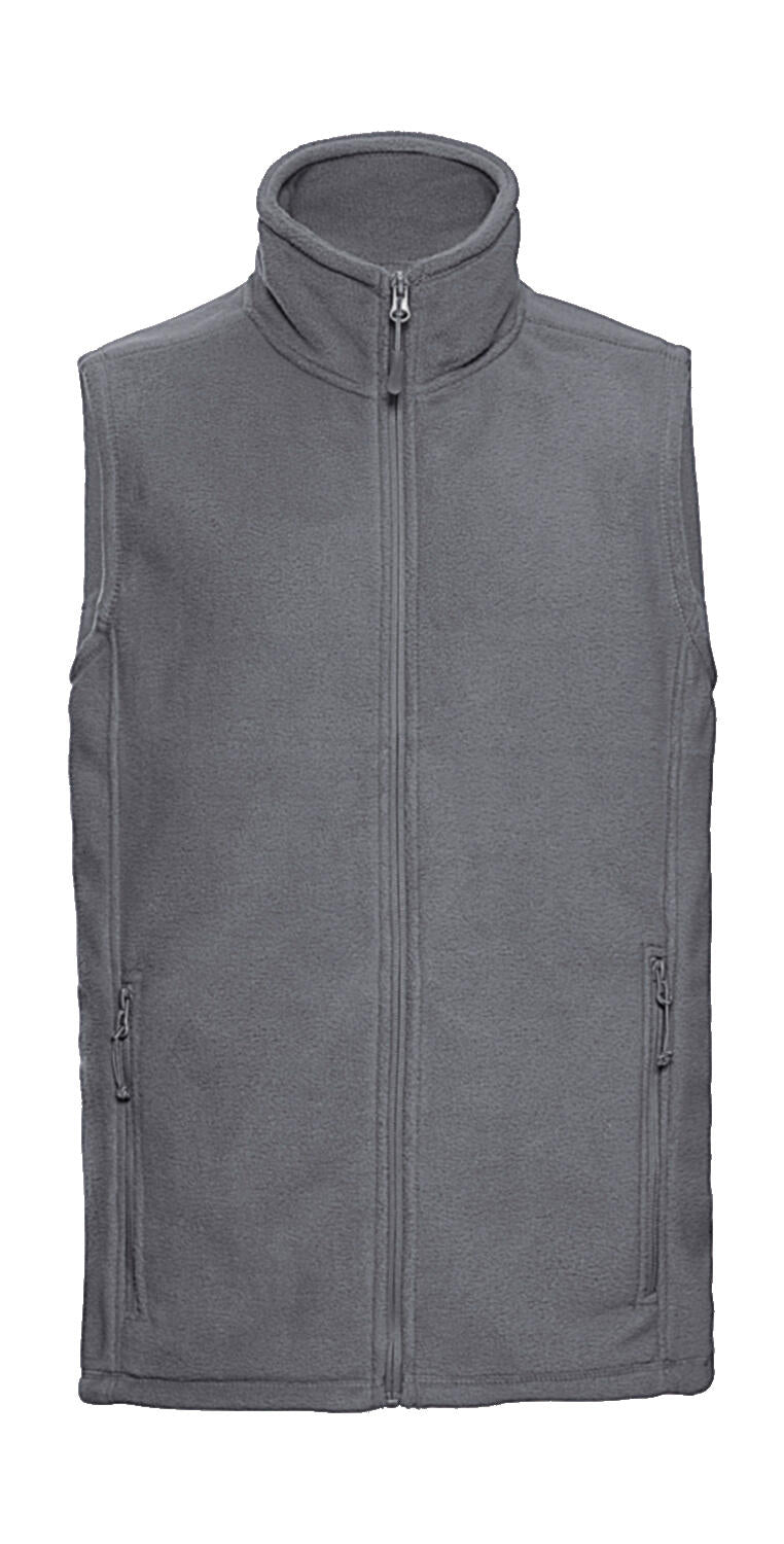 Men's Gilet Outdoor Fleece in Farbe Convoy Grey