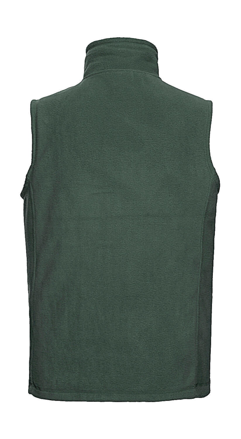 Men's Gilet Outdoor Fleece in Farbe Black