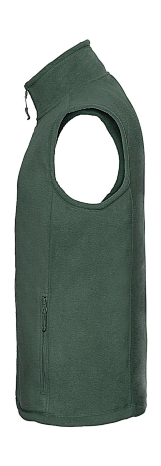 Men's Gilet Outdoor Fleece in Farbe Black