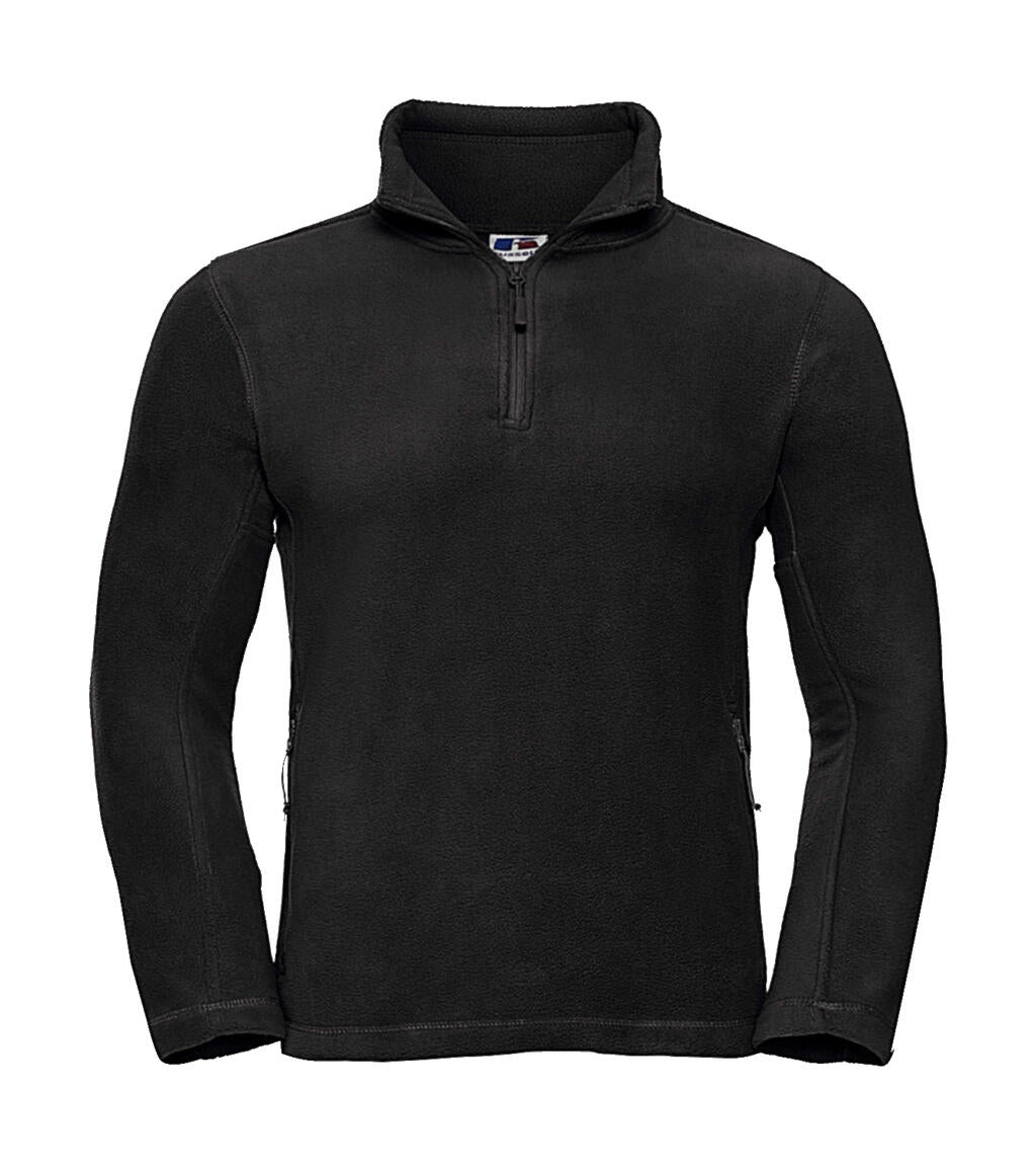 Quarter Zip Outdoor Fleece in Farbe Black