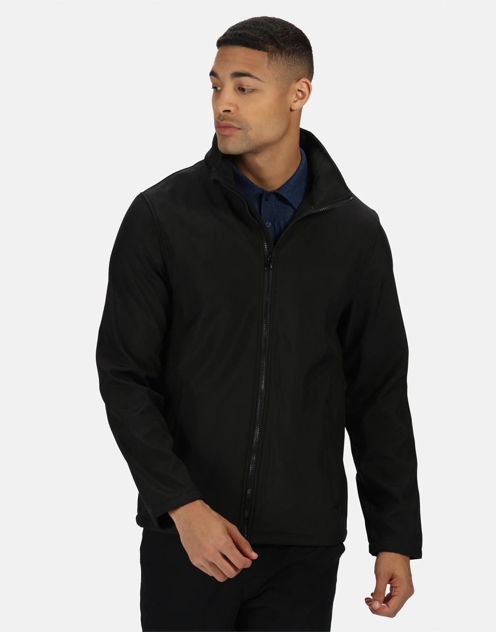 Ablaze Printable Softshell in Farbe White/Light Steel