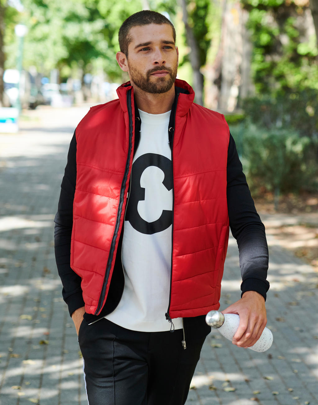 Stage II Bodywarmer in Farbe Black