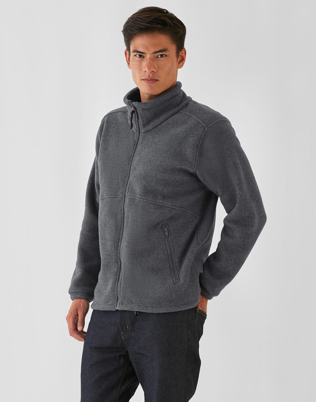 Icewalker+ Outdoor Full Zip Fleece in Farbe Black
