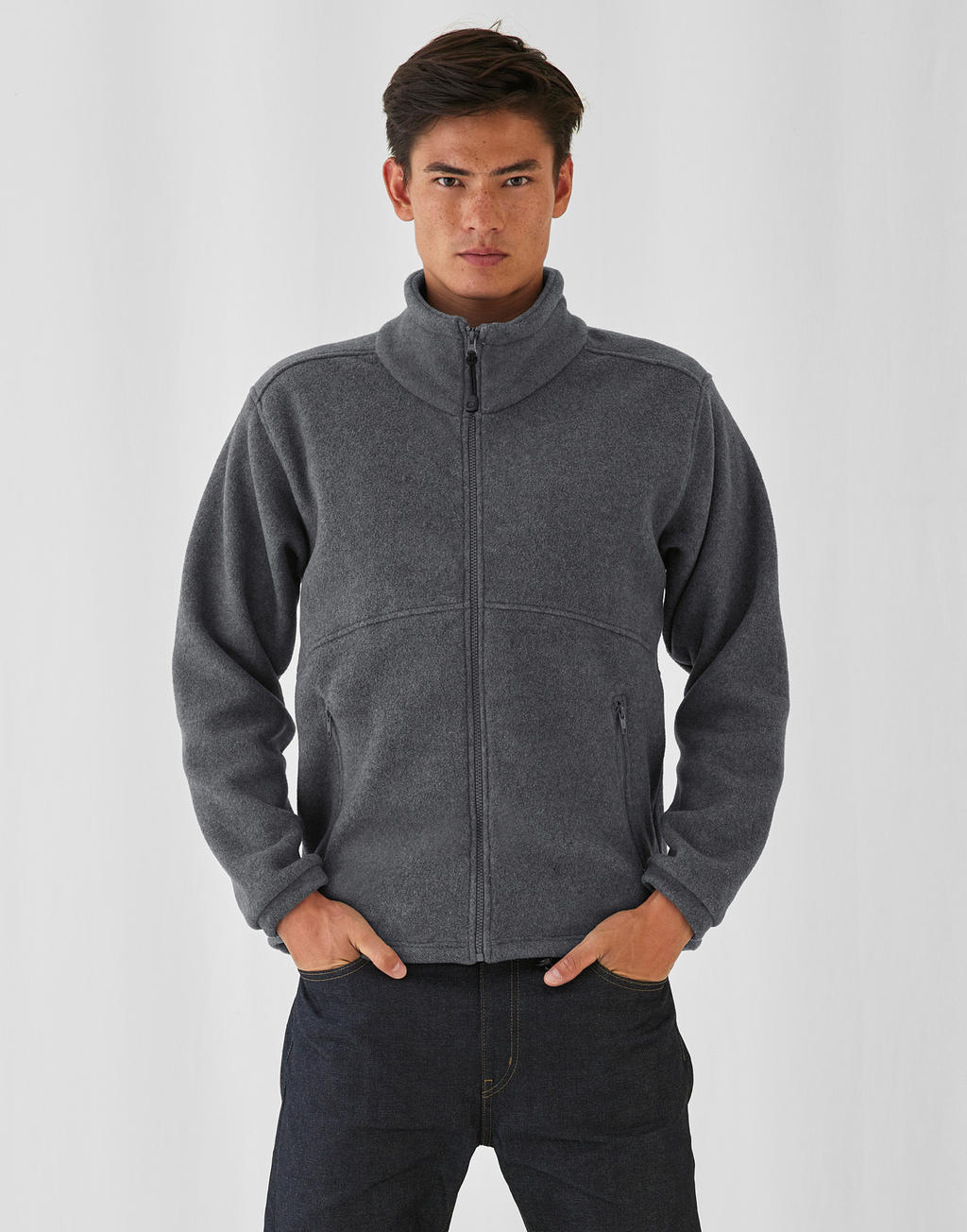 Icewalker+ Outdoor Full Zip Fleece in Farbe Black