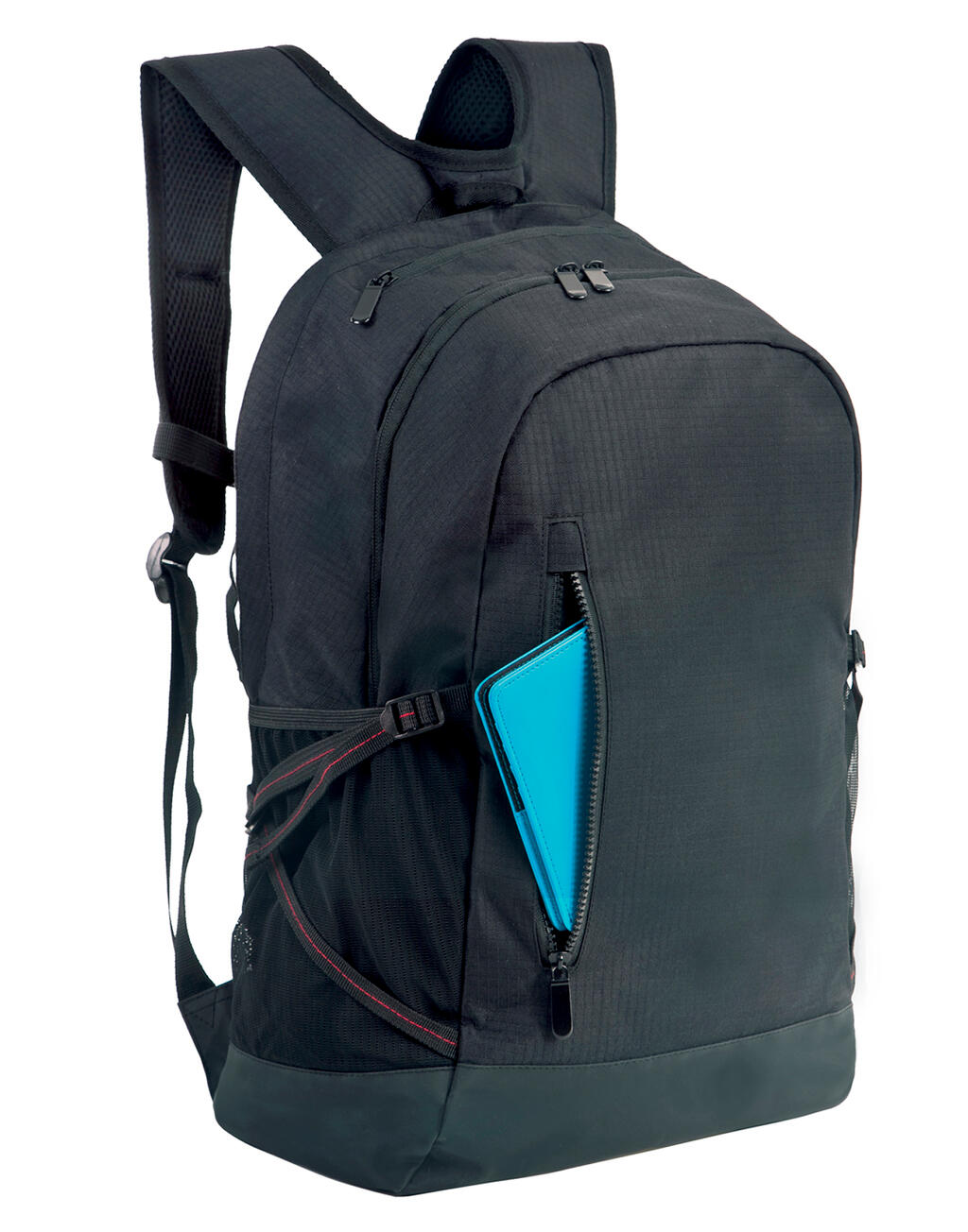 Leipzig Daily Laptop Backpack in Farbe Black/Black