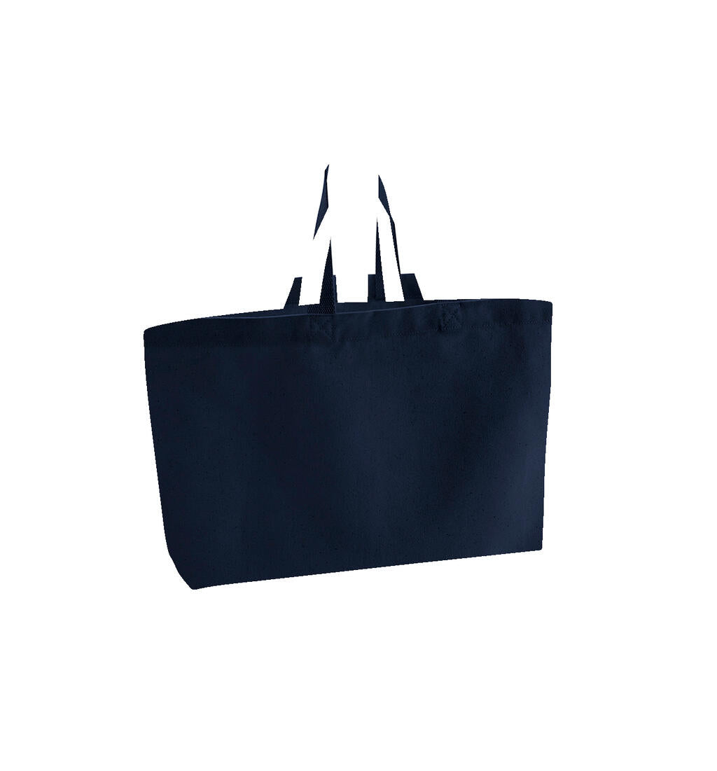 Oversized Canvas Tote Bag in Farbe French Navy