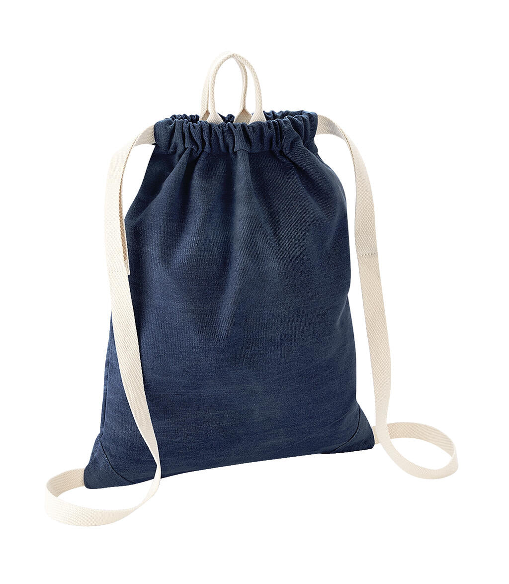Denim Gymsac in Farbe Denim Blue