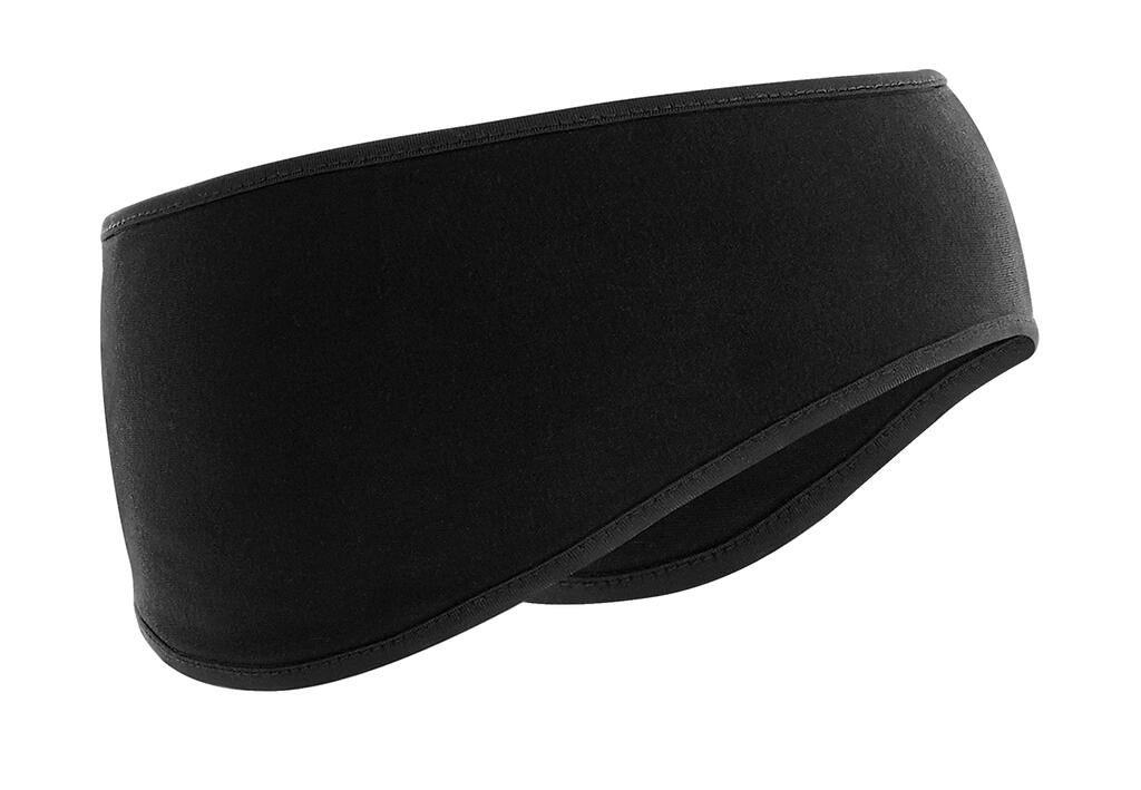Softshell Sports Tech Headband in Farbe Black